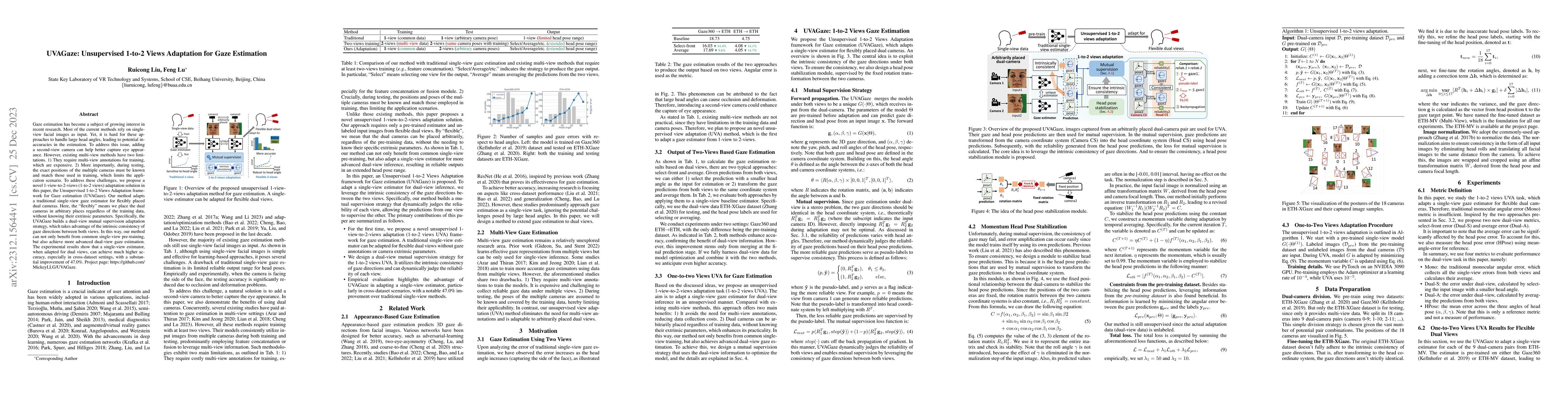 Thumbnail for UVAGaze: Unsupervised 1-to-2 Views Adaptation for Gaze Estimation