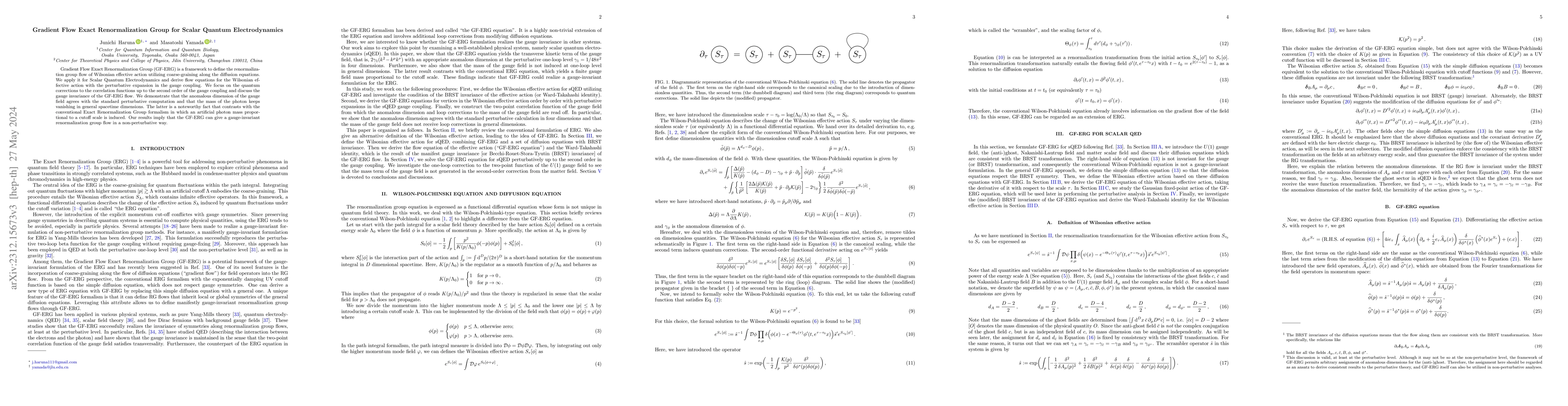 Thumbnail for Gradient Flow Exact Renormalization Group for Scalar Quantum
  Electrodynamics