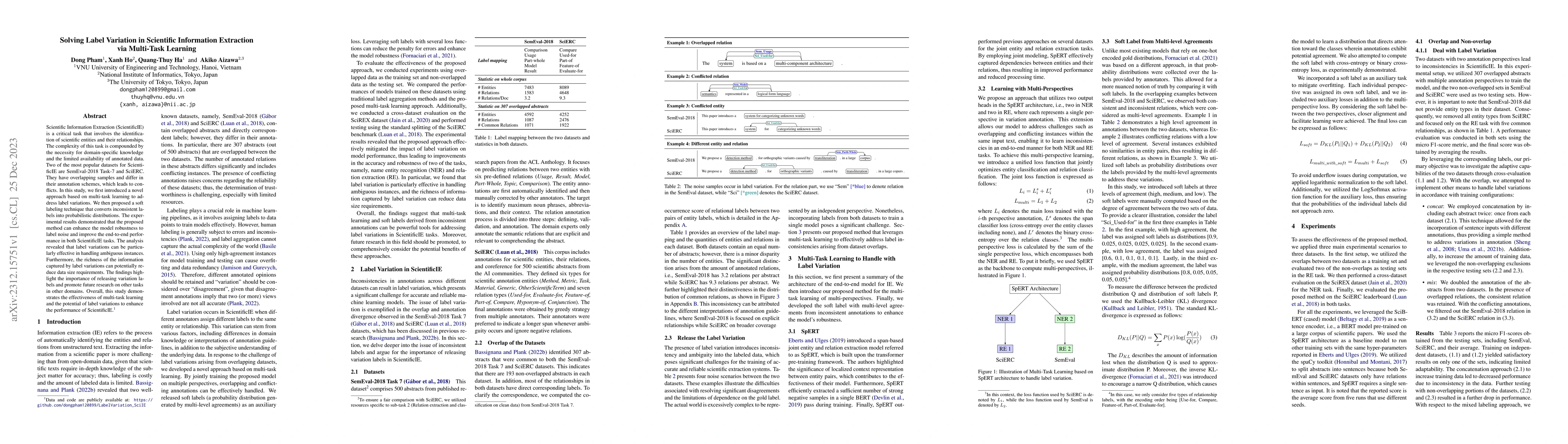 Thumbnail for Solving Label Variation in Scientific Information Extraction via
  Multi-Task Learning