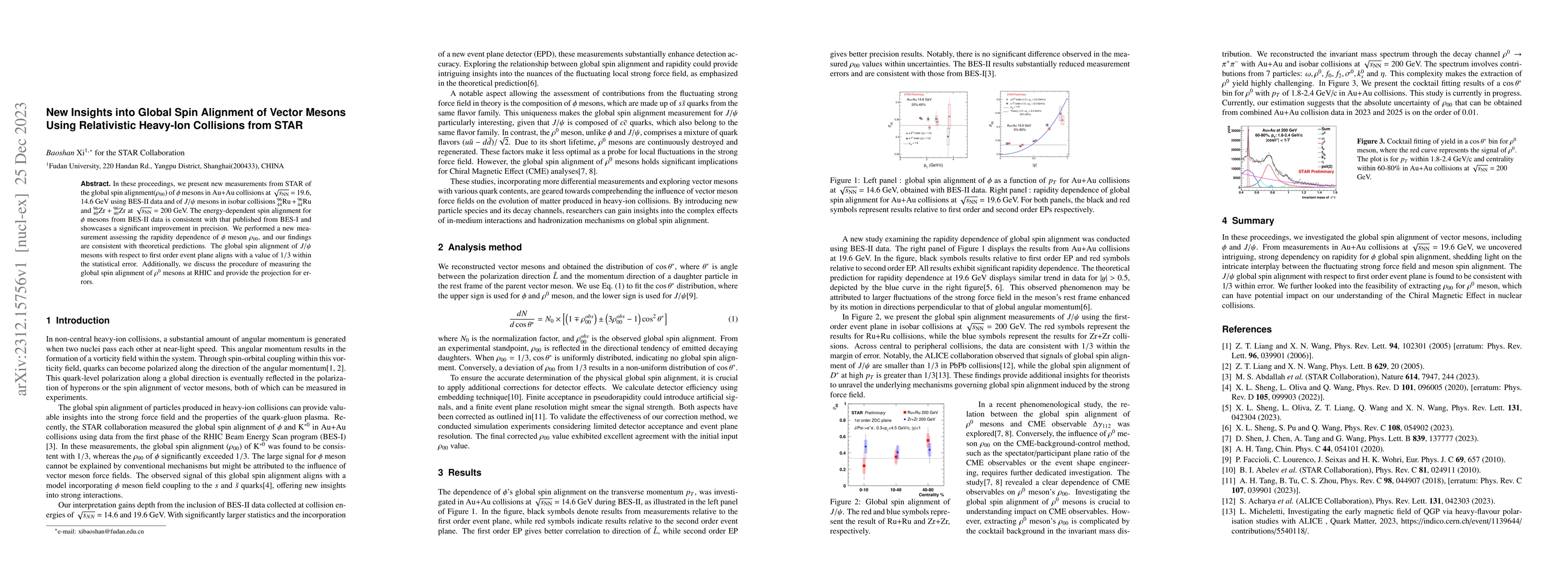 Thumbnail for New Insights into Global Spin Alignment of Vector Mesons Using
  Relativistic Heavy-Ion Collisions from STAR