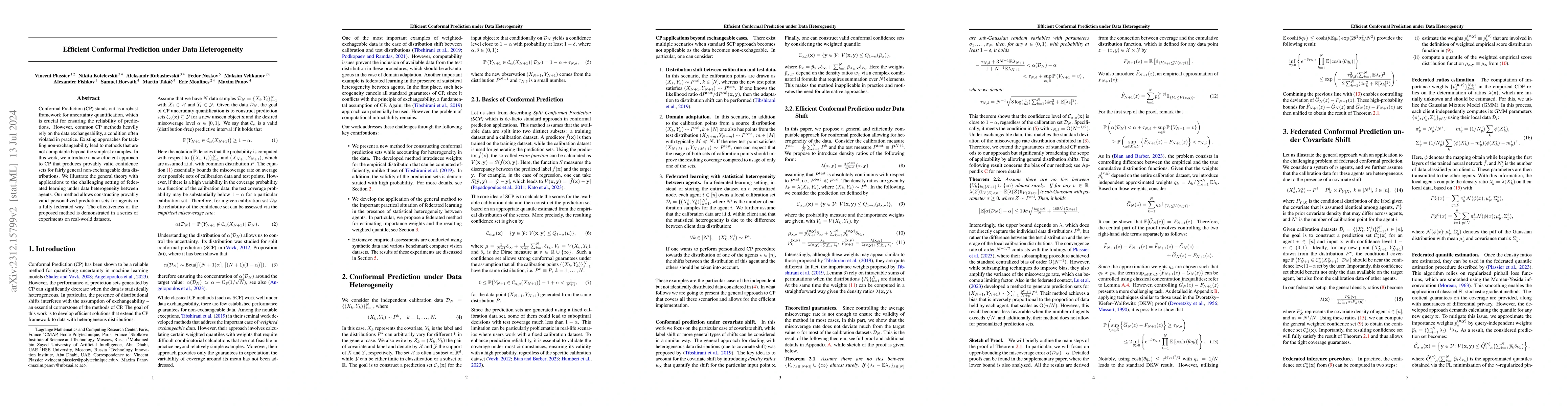 Thumbnail for Efficient Conformal Prediction under Data Heterogeneity