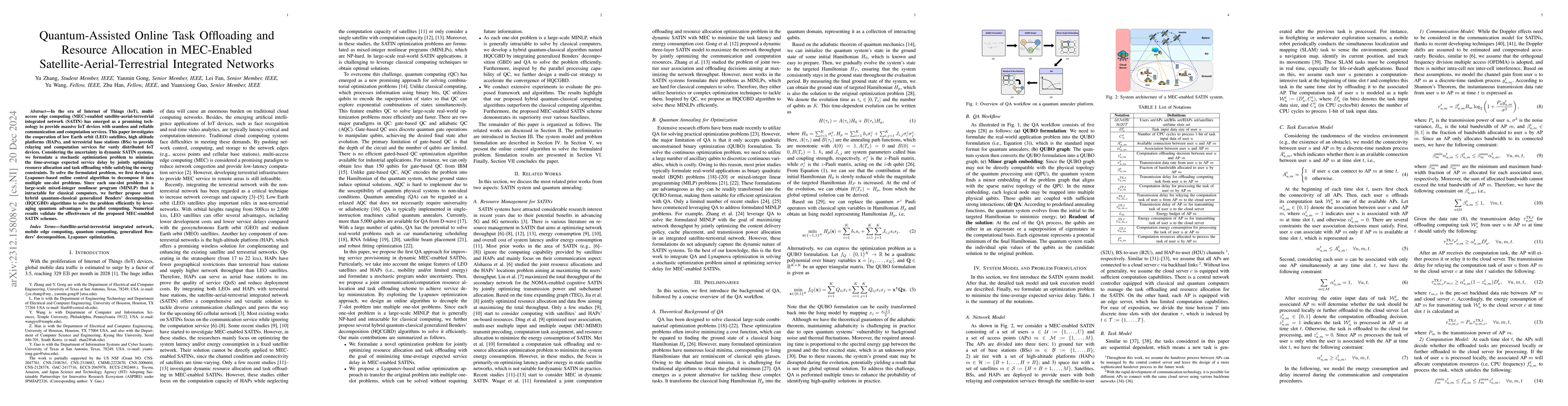 Thumbnail for Quantum-Assisted Online Task Offloading and Resource Allocation in
  MEC-Enabled Satellite-Aerial-Terrestrial Integrated Networks