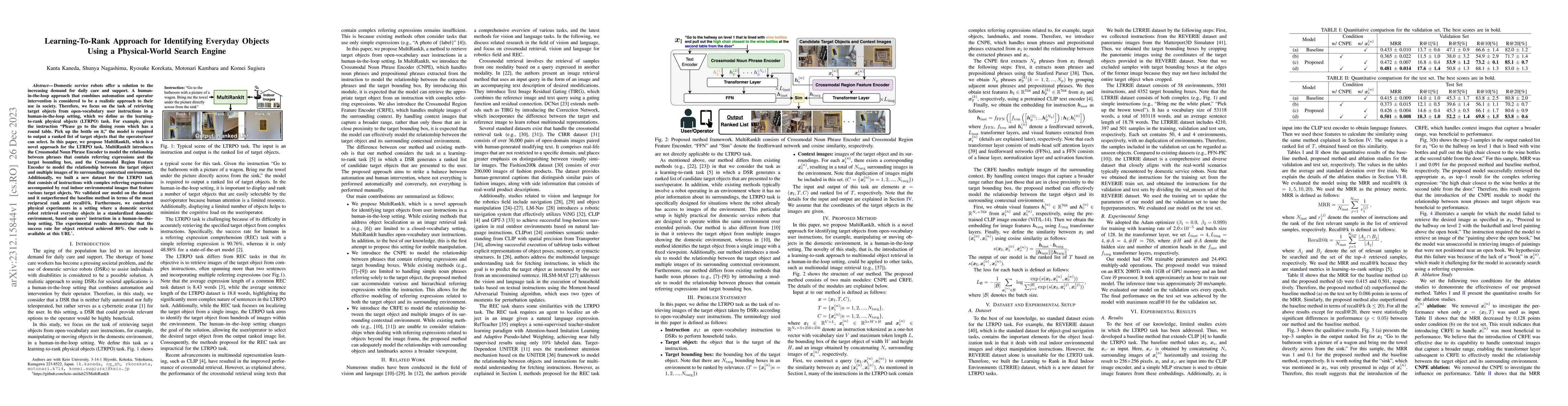 Thumbnail for Learning-To-Rank Approach for Identifying Everyday Objects Using a
  Physical-World Search Engine