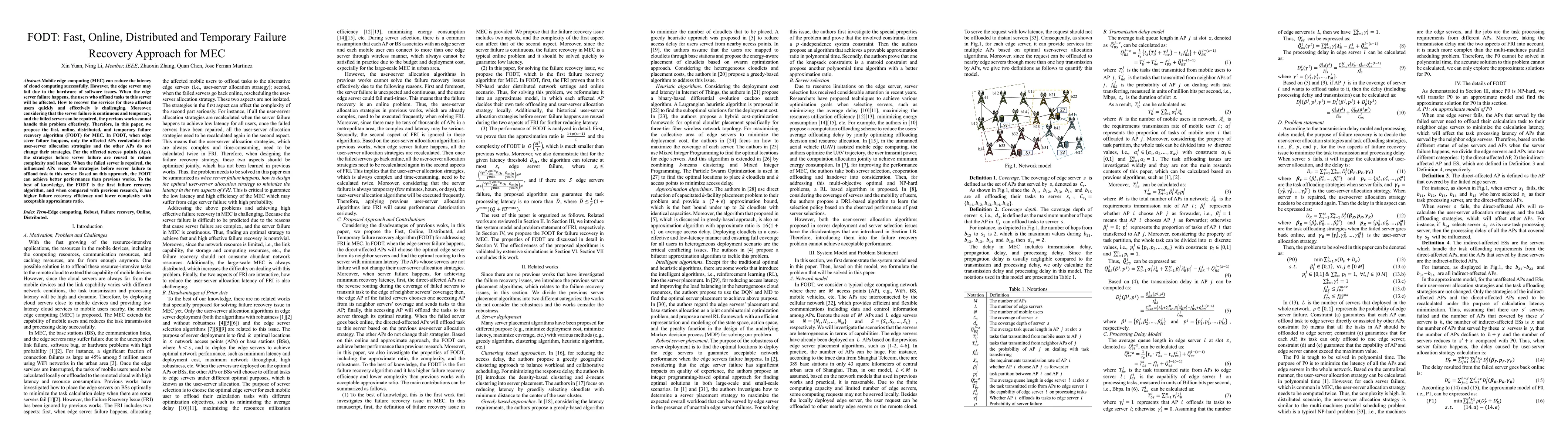 Thumbnail for FODT: Fast, Online, Distributed and Temporary Failure Recovery Approach
  for MEC