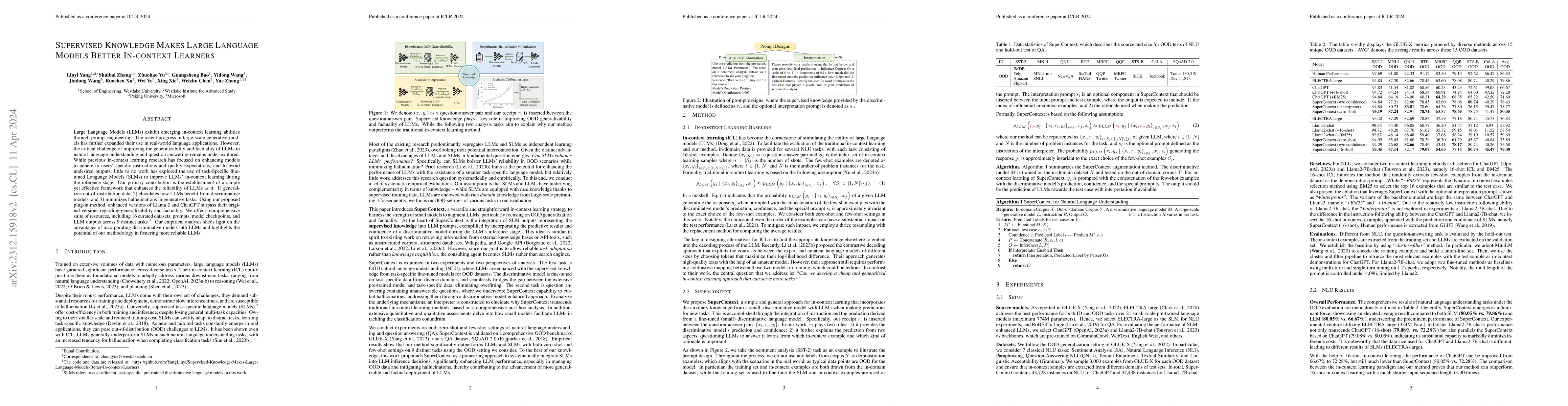 Thumbnail for Supervised Knowledge Makes Large Language Models Better In-context
  Learners