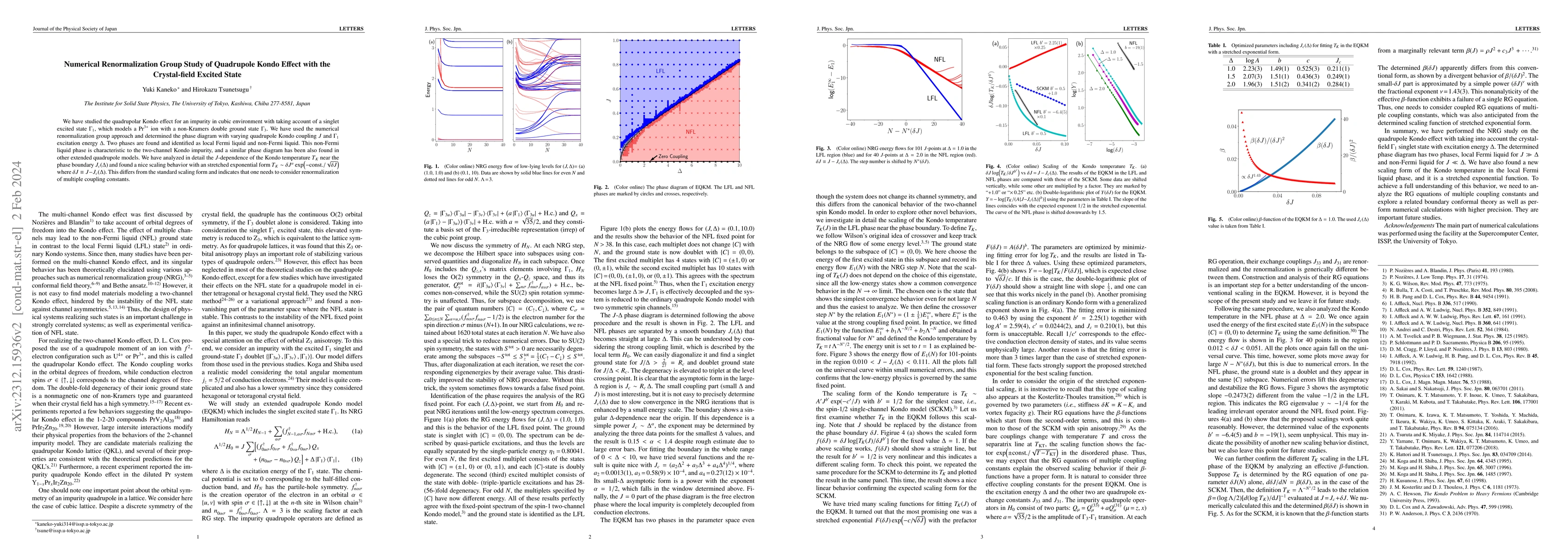 Thumbnail for Numerical Renormalization Group Study of Quadrupole Kondo Effect with
  the Crystal-field Excited State