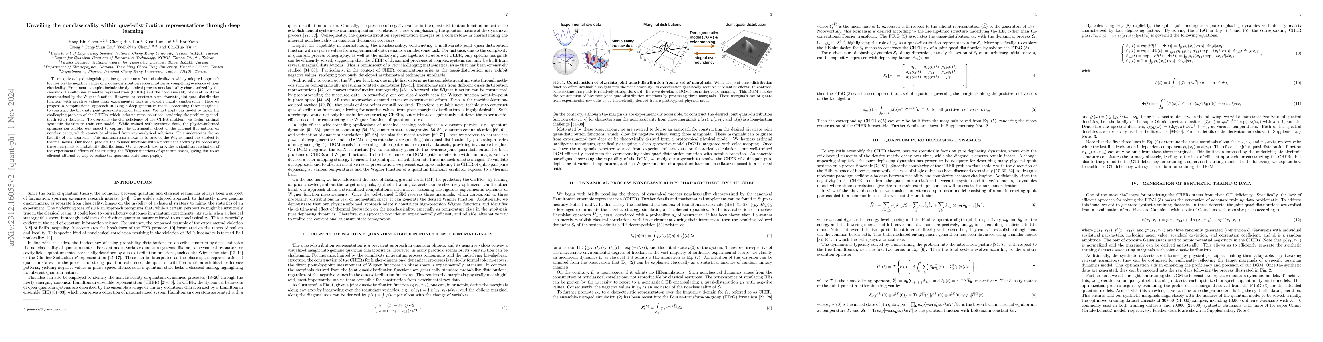 Thumbnail for Deep learning the nonclassicality within quasi-distribution
  representations from marginals