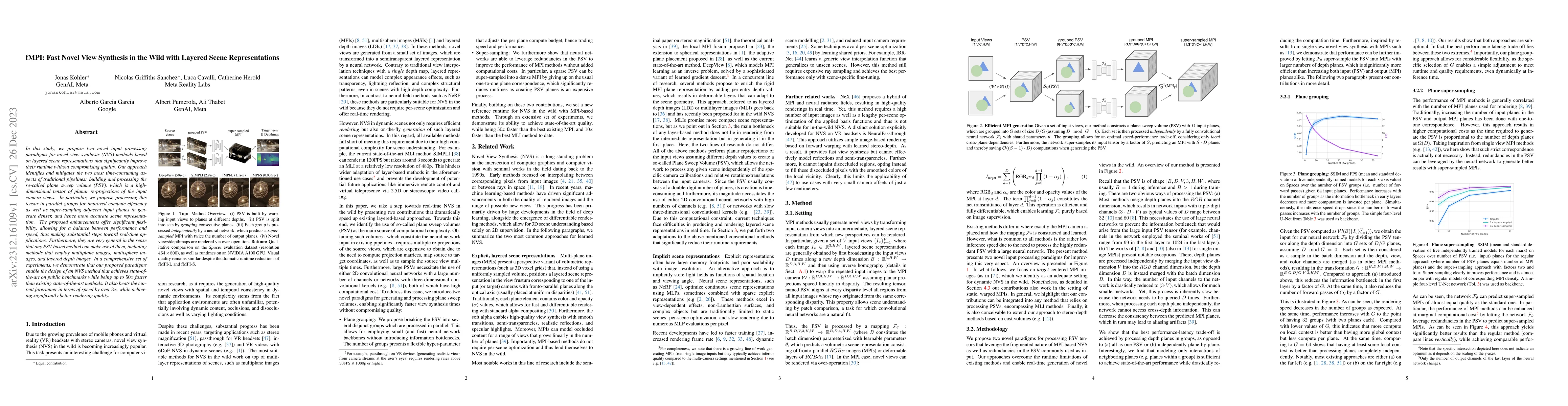 Thumbnail for fMPI: Fast Novel View Synthesis in the Wild with Layered Scene
  Representations