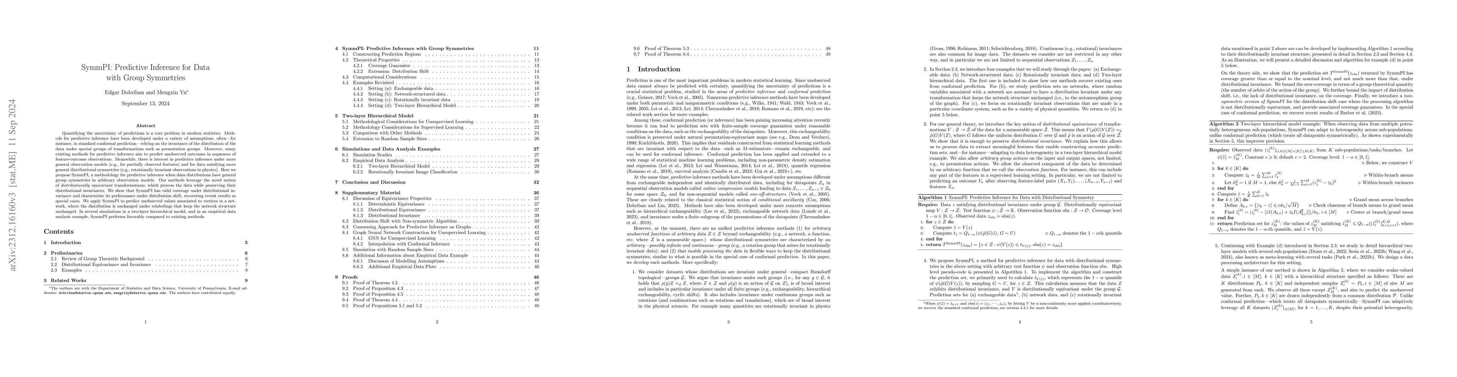 Thumbnail for SymmPI: Predictive Inference for Data with Group Symmetries