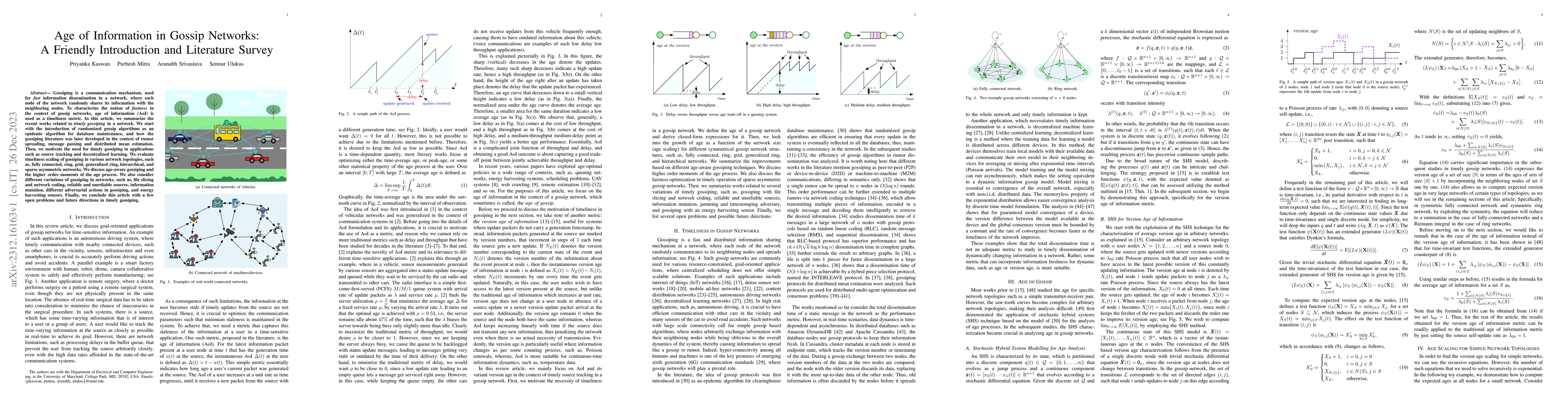 Thumbnail for Age of Information in Gossip Networks: A Friendly Introduction and
  Literature Survey