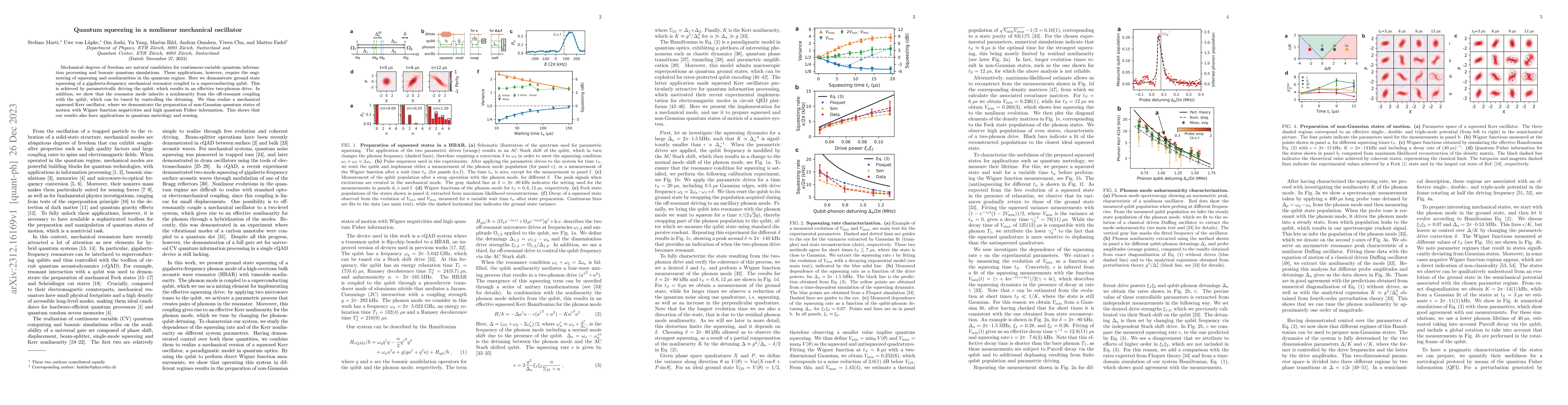 Thumbnail for Quantum squeezing in a nonlinear mechanical oscillator