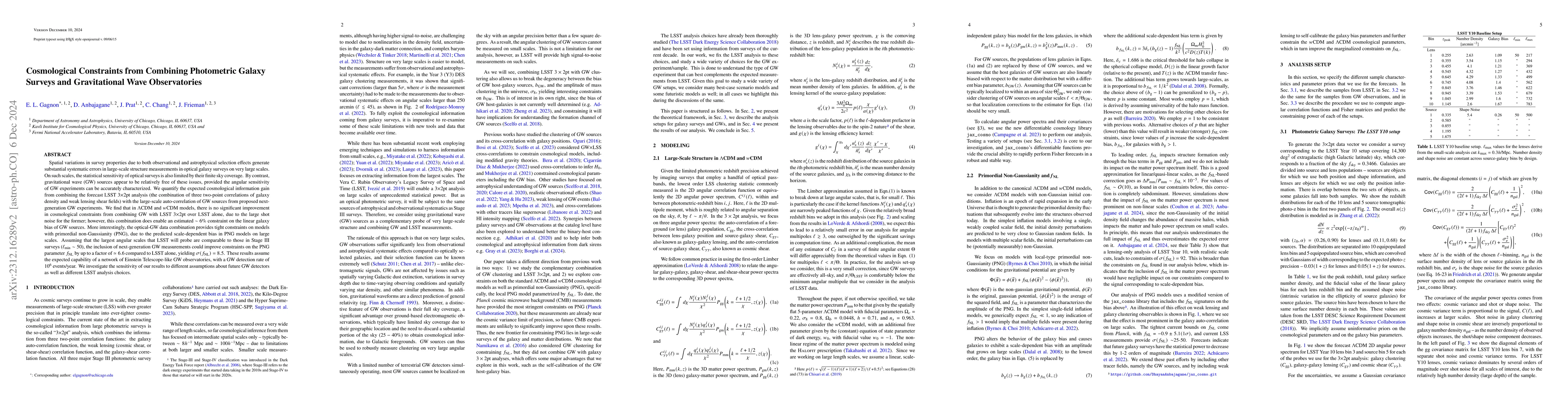 Thumbnail for Cosmological Constraints from Combining Galaxy Surveys and Gravitational
  Wave Observatories