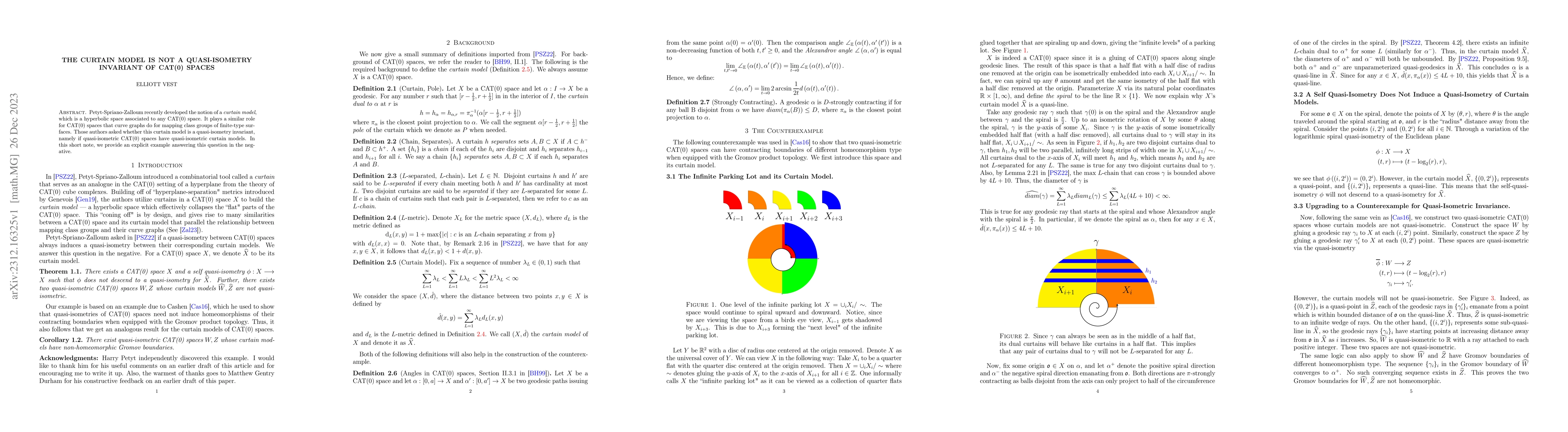 Thumbnail for The Curtain Model is Not a Quasi-Isometry Invariant of CAT(0) Spaces