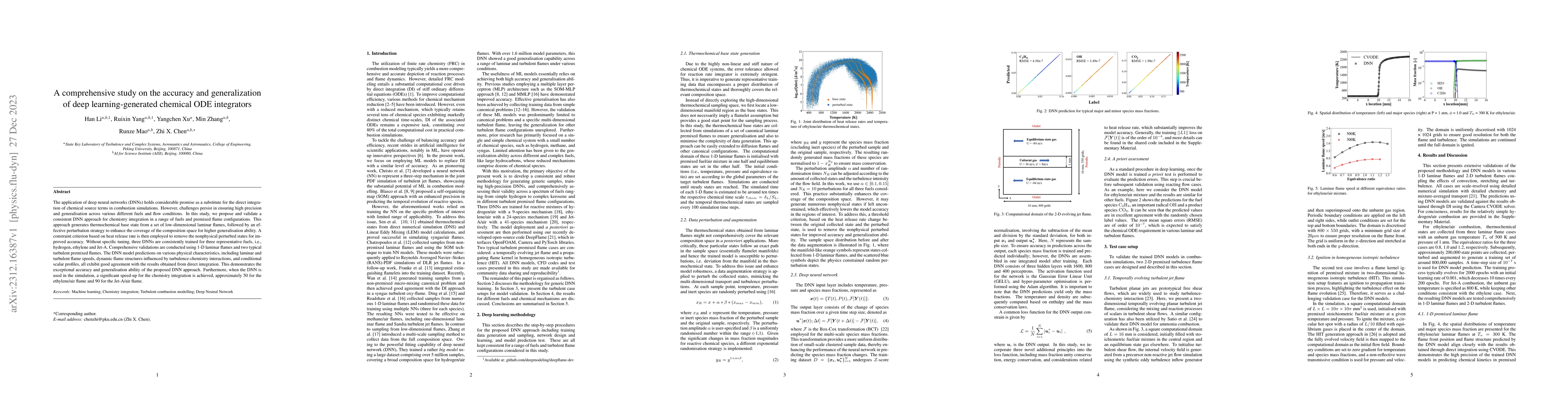 Thumbnail for A comprehensive study on the accuracy and generalization of deep
  learning-generated chemical ODE integrators