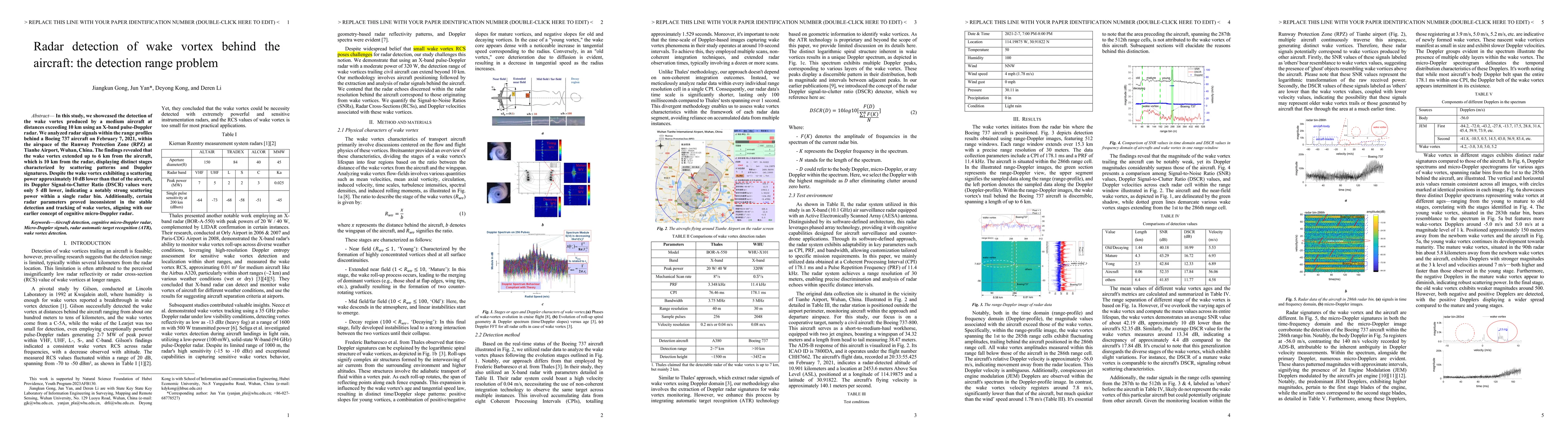 Thumbnail for Radar detection of wake vortex behind the aircraft: the detection range
  problem