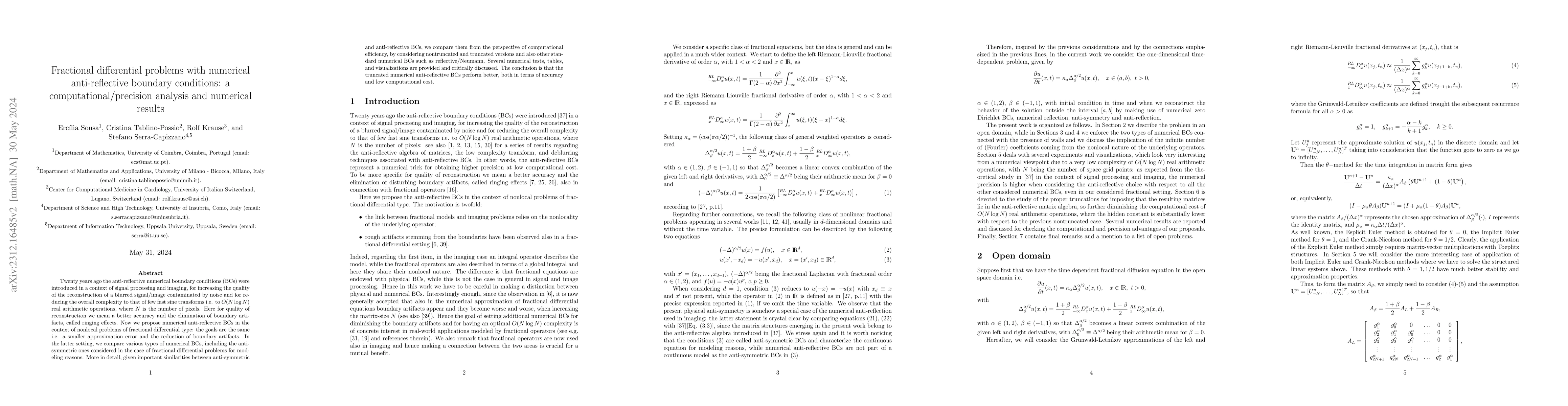 Thumbnail for Fractional differential problems with numerical anti-reflective boundary
  conditions: a computational/precision analysis and numerical results