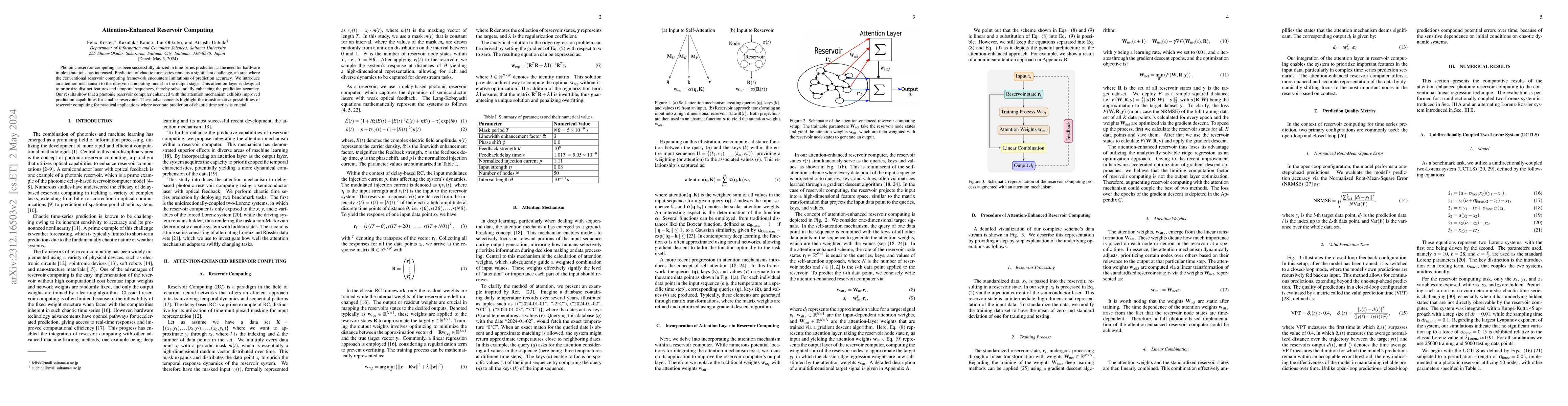 Thumbnail for Attention-Enhanced Reservoir Computing