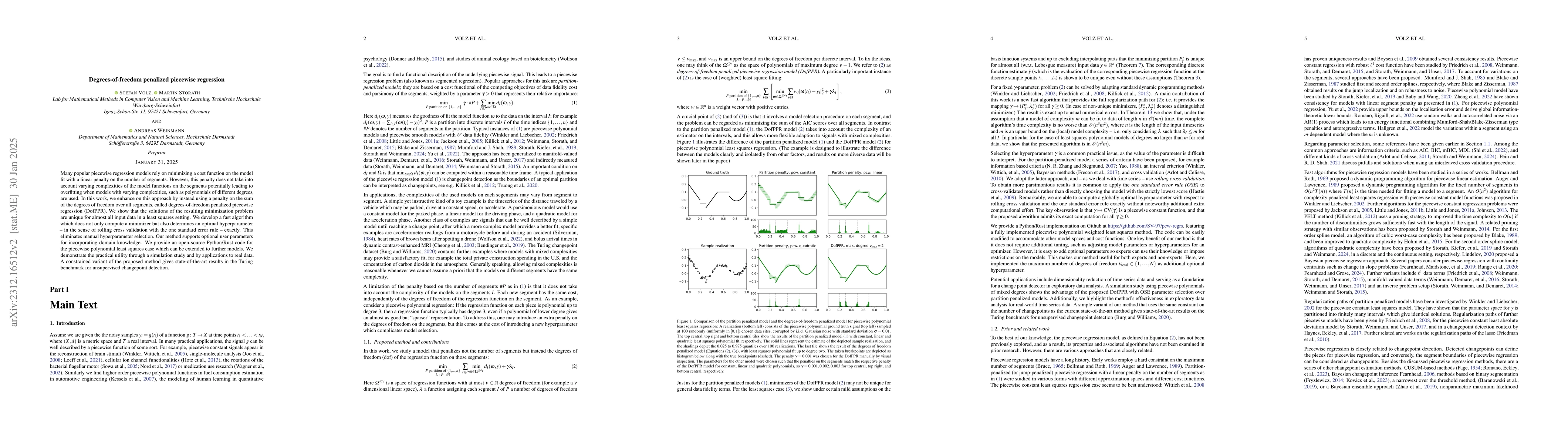 Thumbnail for Degrees-of-freedom penalized piecewise regression