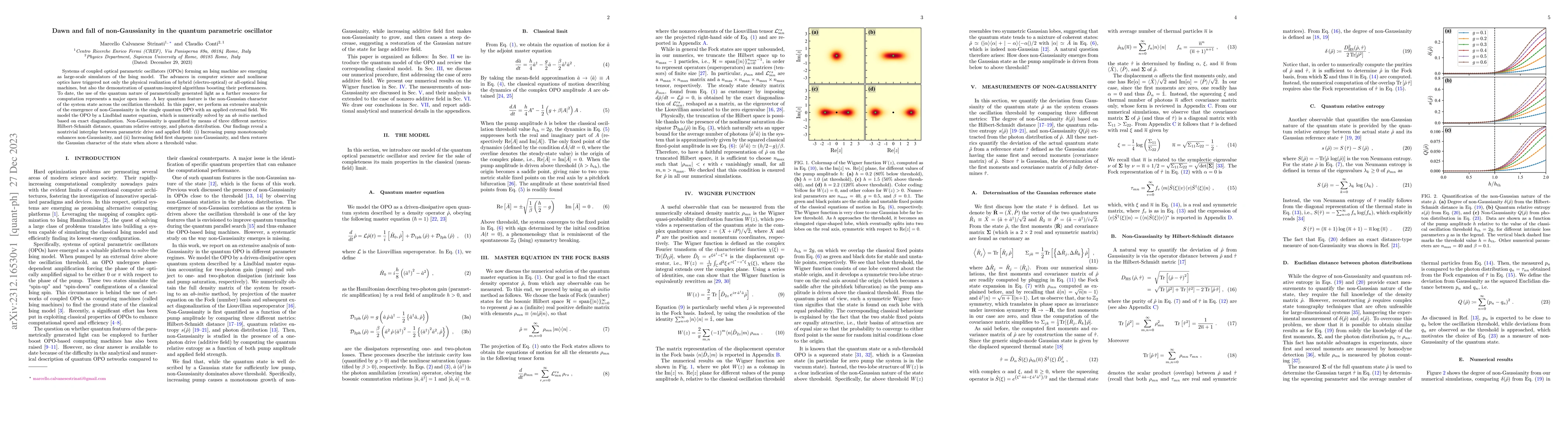 Thumbnail for Dawn and fall of non-Gaussianity in the quantum parametric oscillator