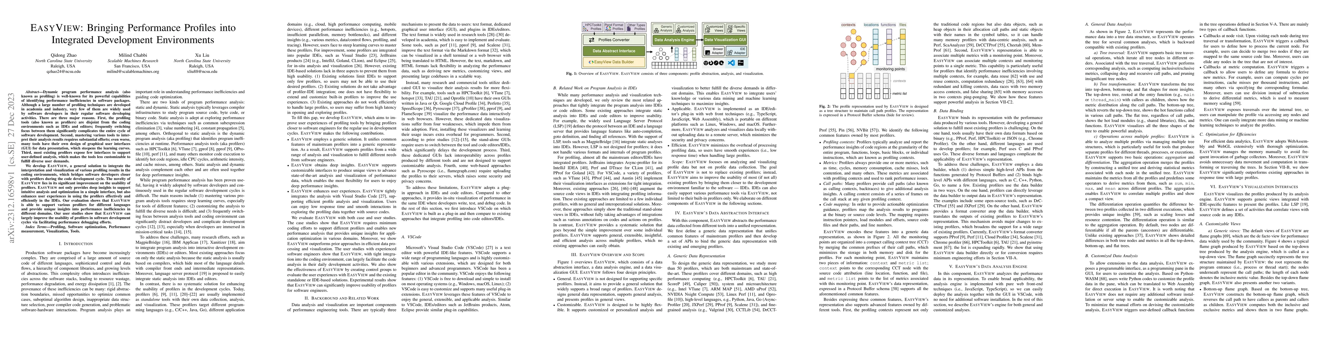 Thumbnail for EasyView: Bringing Performance Profiles into Integrated Development
  Environments