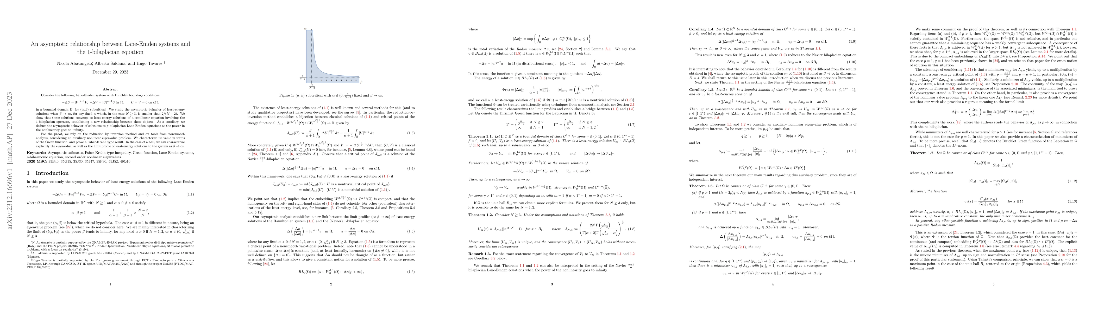 Thumbnail for An asymptotic relationship between Lane-Emden systems and the
  1-bilaplacian equation