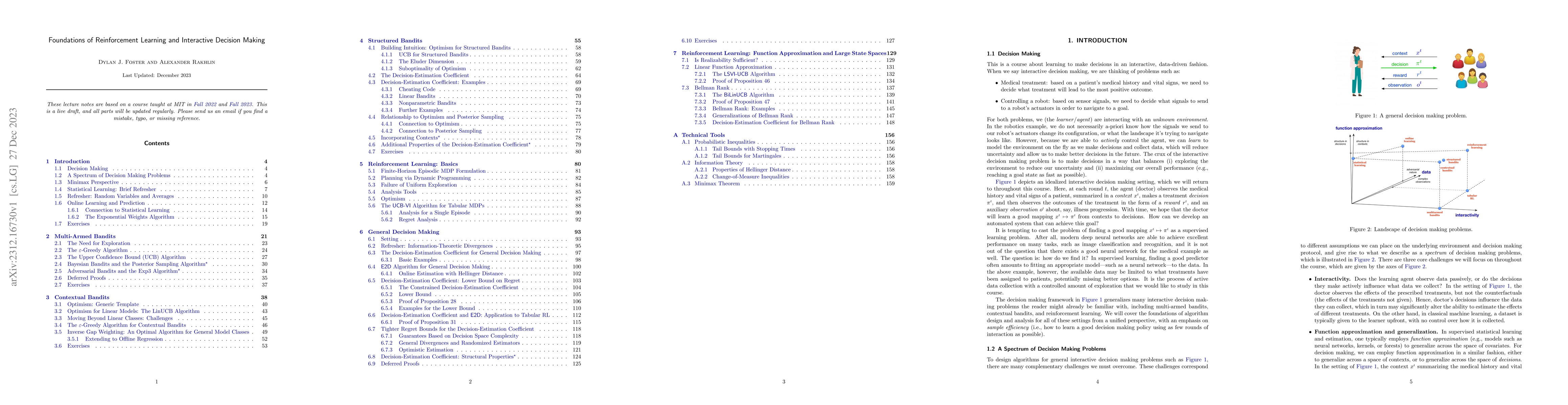 Thumbnail for Foundations of Reinforcement Learning and Interactive Decision Making