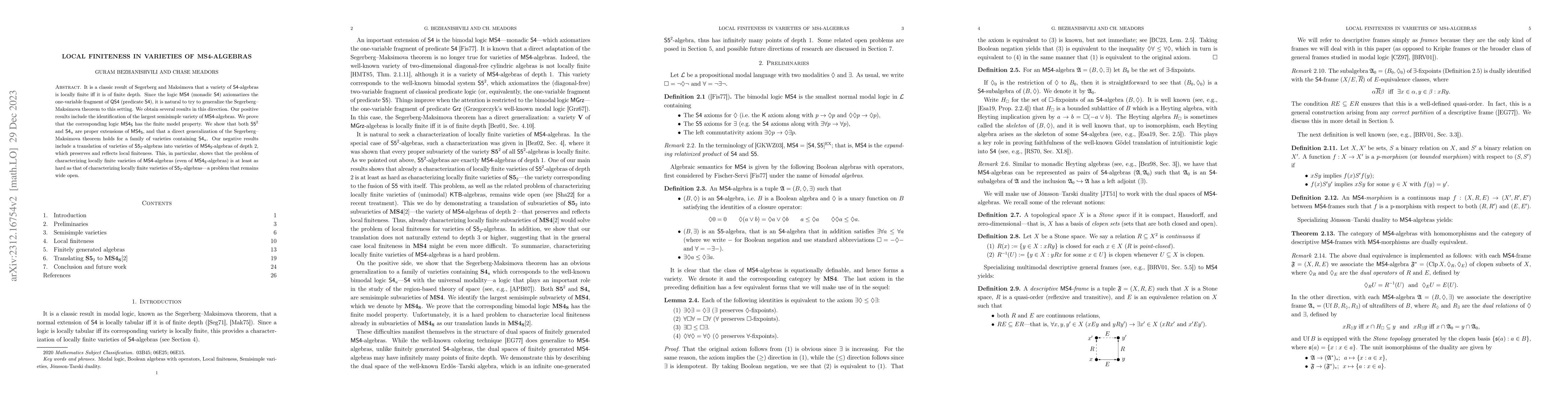 Thumbnail for Local finiteness in varieties of MS4-algebras