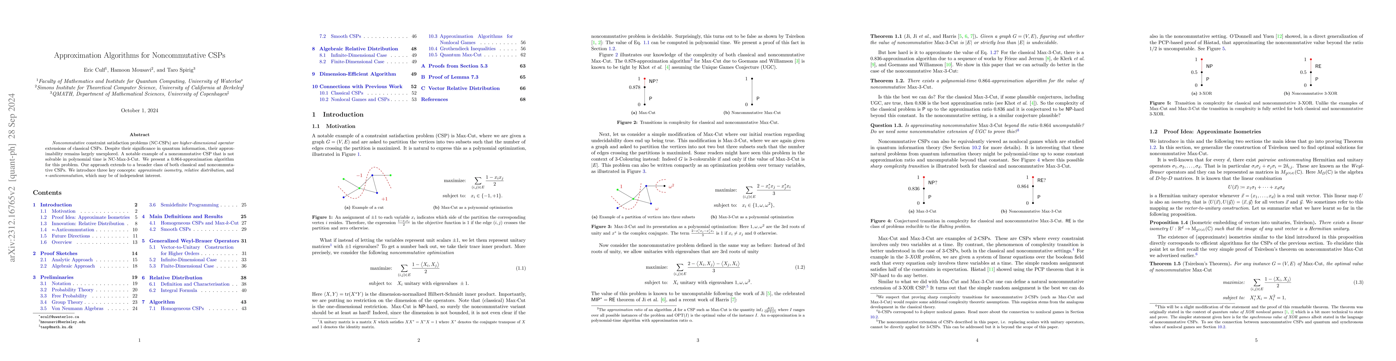 Thumbnail for Approximation algorithms for noncommutative constraint satisfaction
  problems