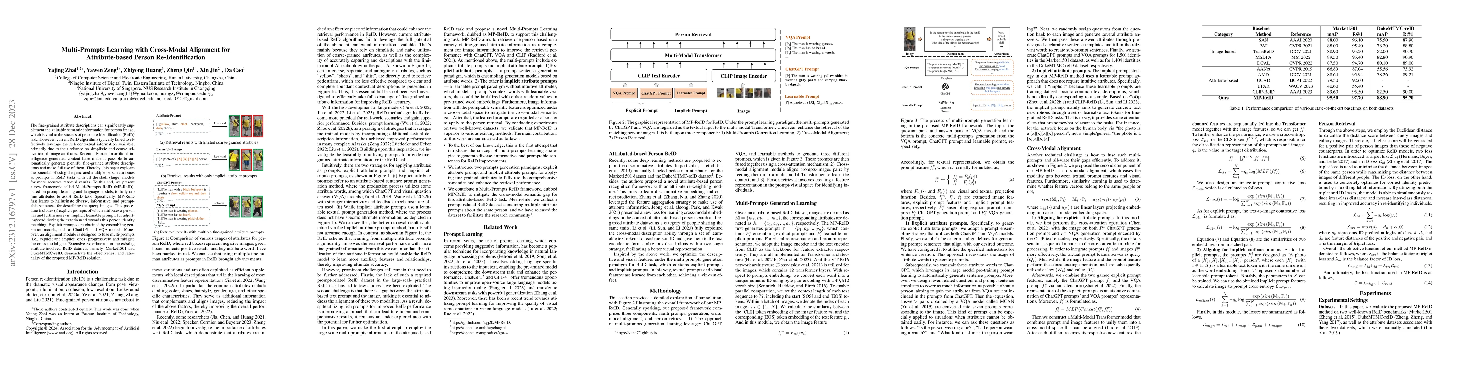 Thumbnail for Multi-Prompts Learning with Cross-Modal Alignment for Attribute-based
  Person Re-Identification