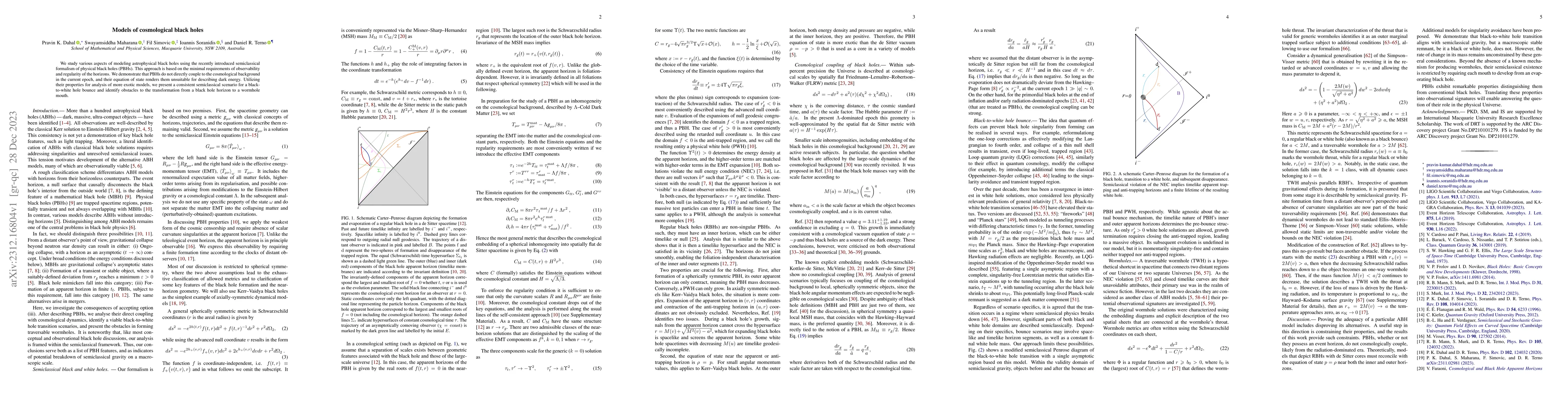 Thumbnail for Models of cosmological black holes