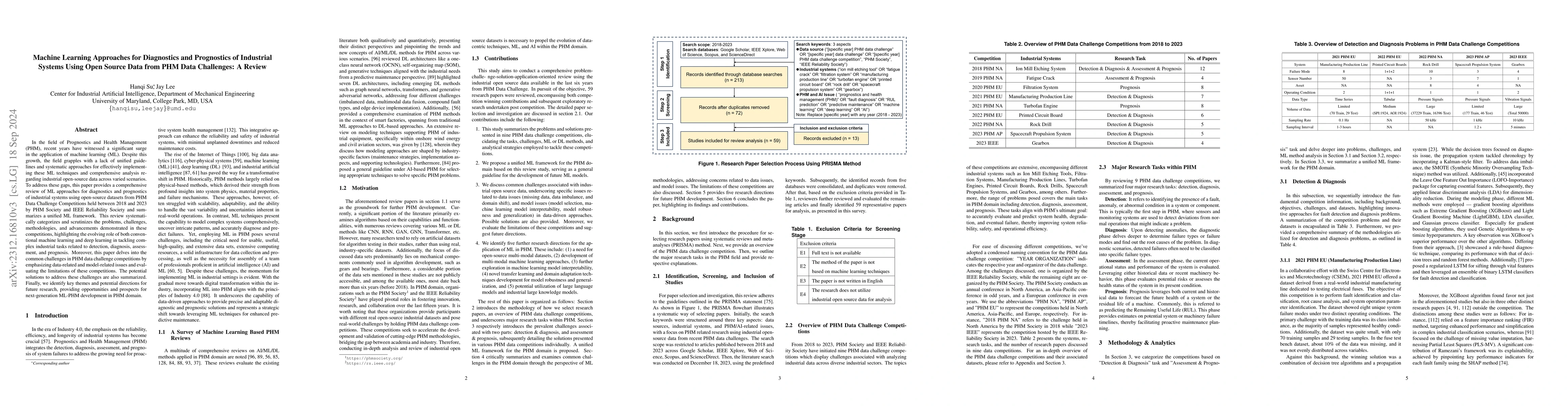 Thumbnail for Review of Machine Learning Approaches for Diagnostics and Prognostics of
  Industrial Systems Using Industrial Open Source Data