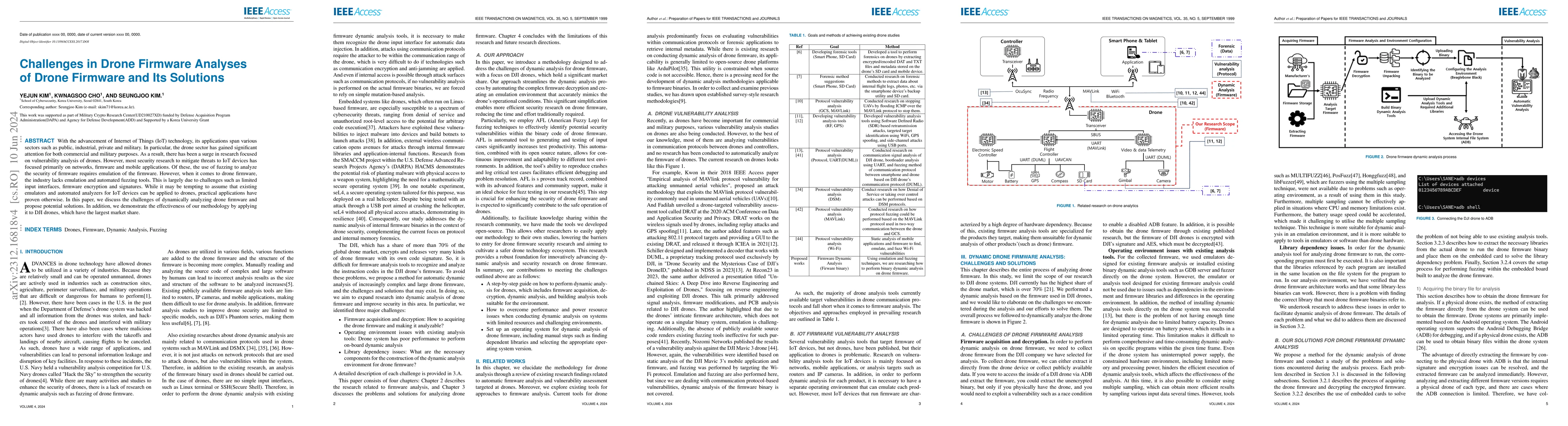 Thumbnail for Challenges in Drone Firmware Analyses of Drone Firmware and Its
  Solutions