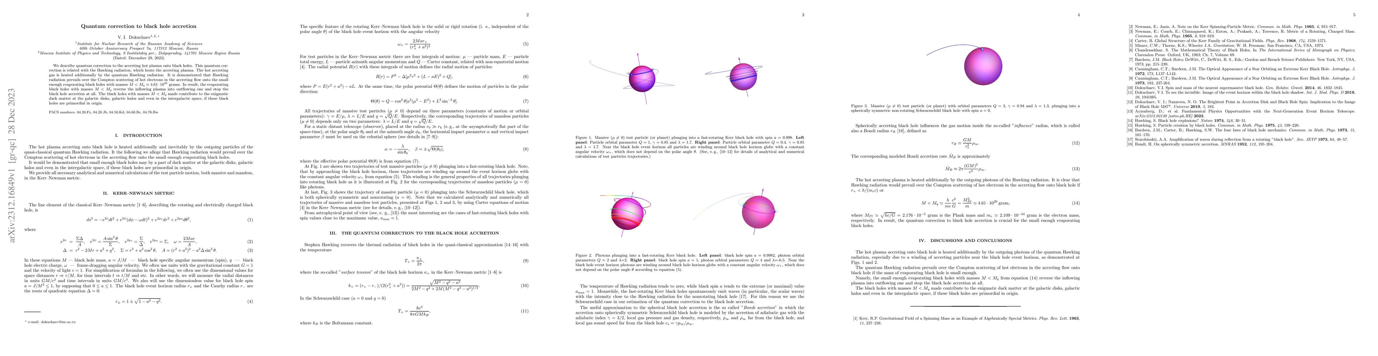 Thumbnail for Quantum correction to black hole accretion