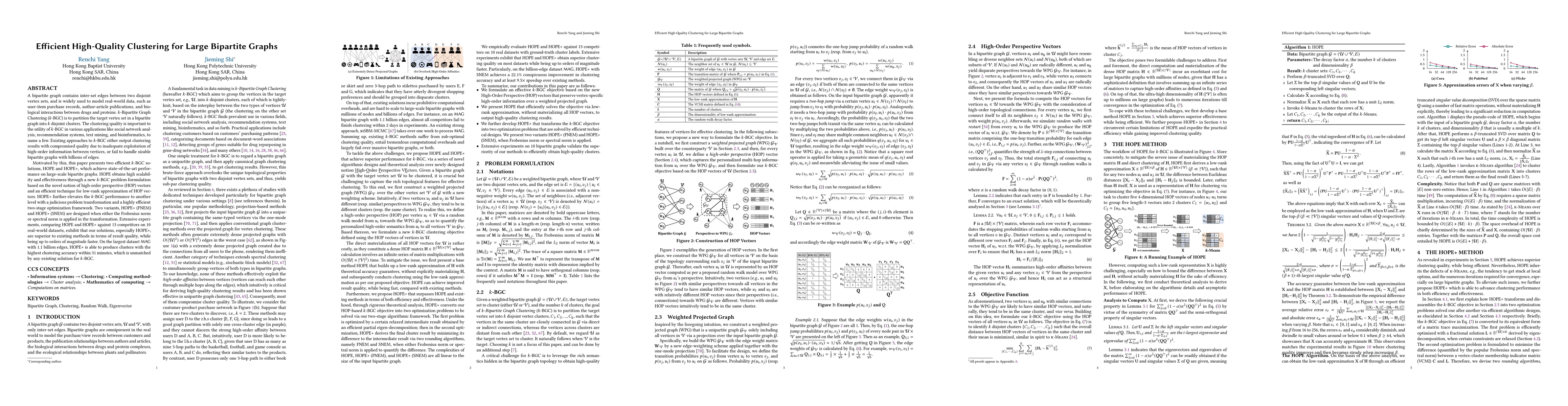 Thumbnail for Efficient High-Quality Clustering for Large Bipartite Graphs