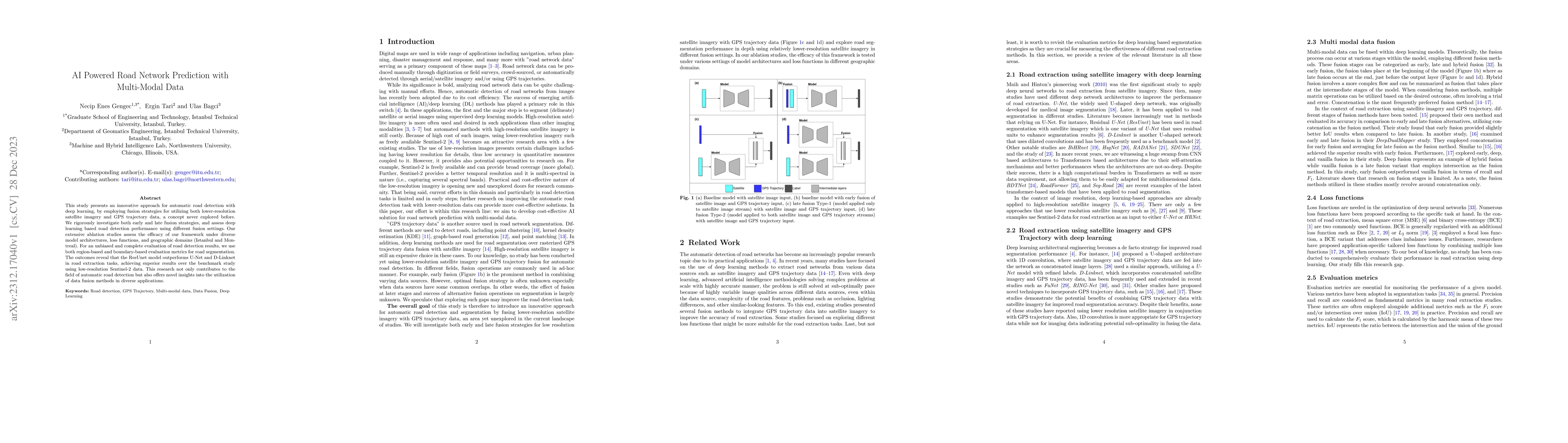 Thumbnail for AI Powered Road Network Prediction with Multi-Modal Data