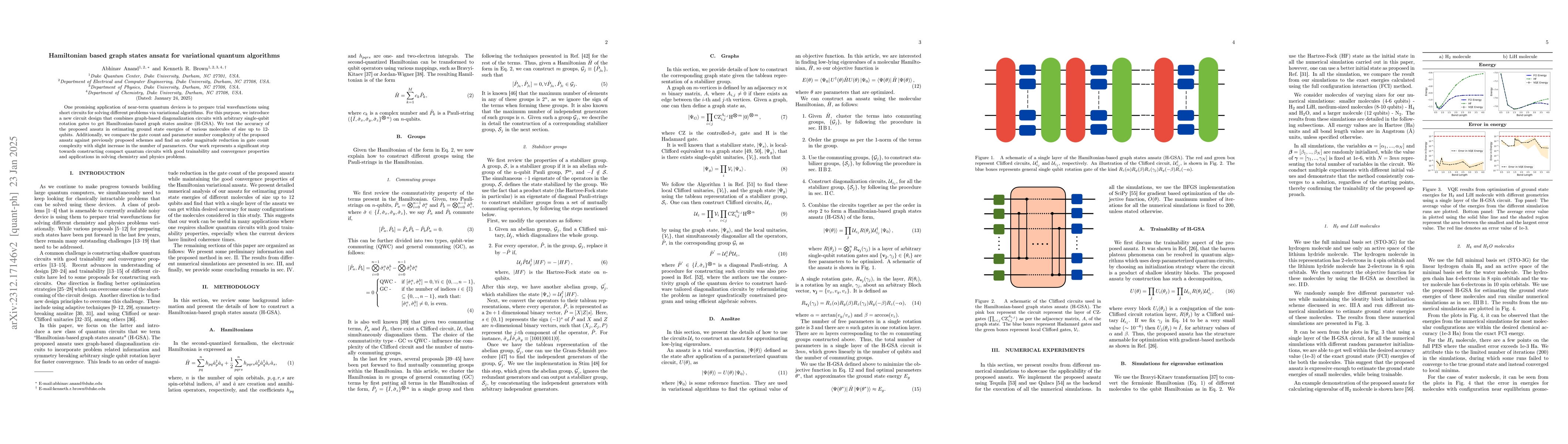 Thumbnail for Hamiltonians, groups, graphs and ans\"atze