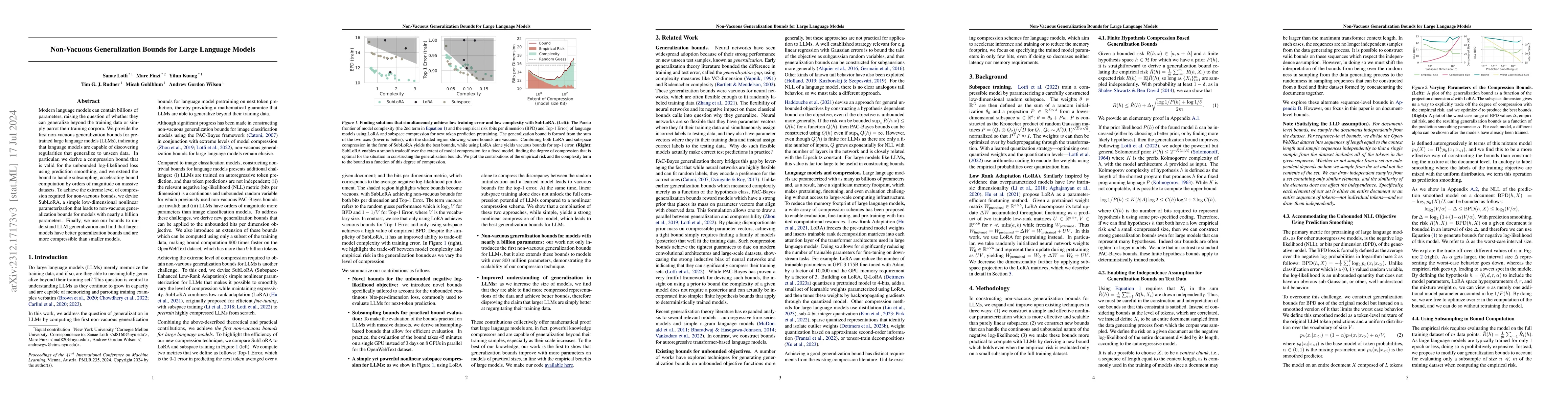 Thumbnail for Non-Vacuous Generalization Bounds for Large Language Models