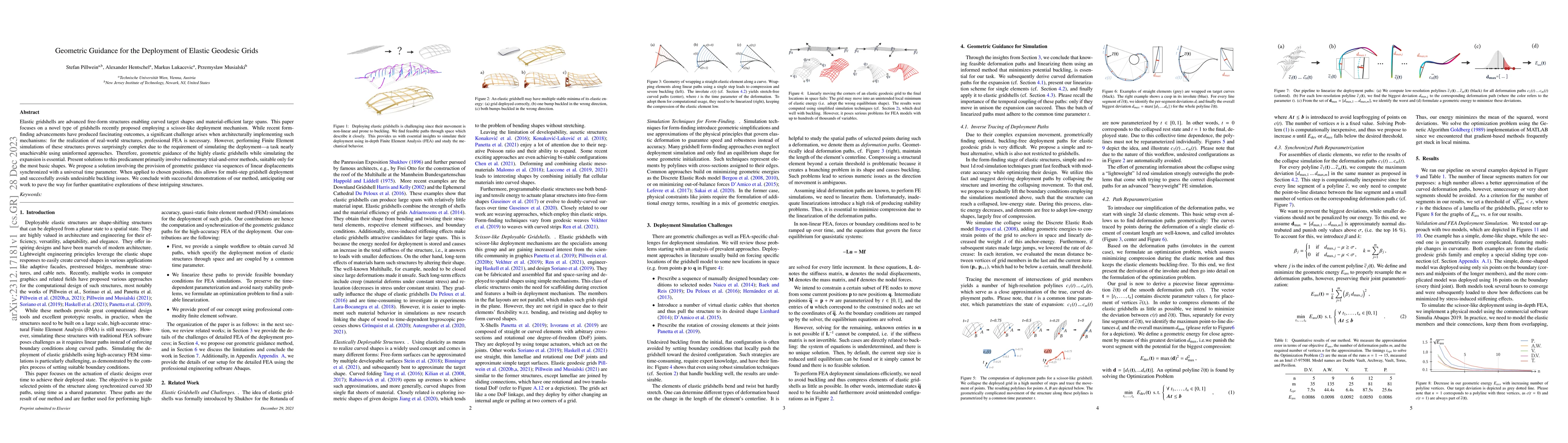 Thumbnail for Geometric Guidance for the Deployment of Elastic Geodesic Grids