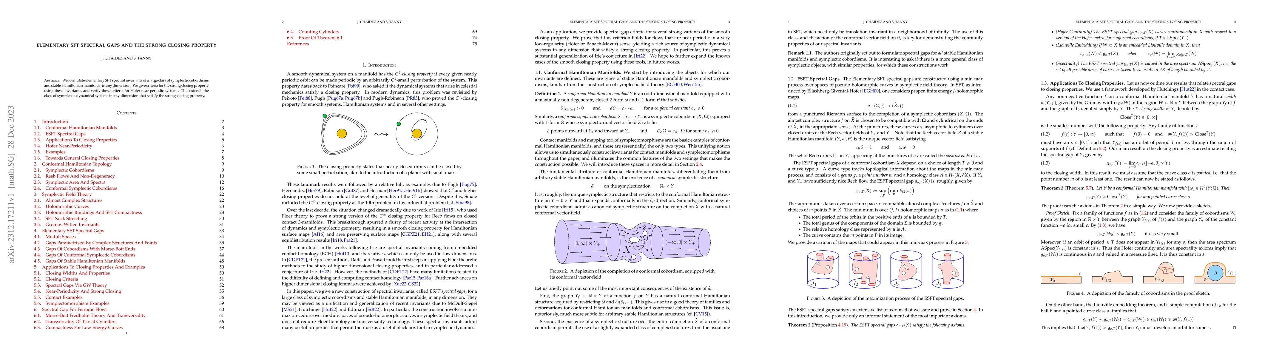 Thumbnail for Elementary SFT Spectral Gaps And The Strong Closing Property