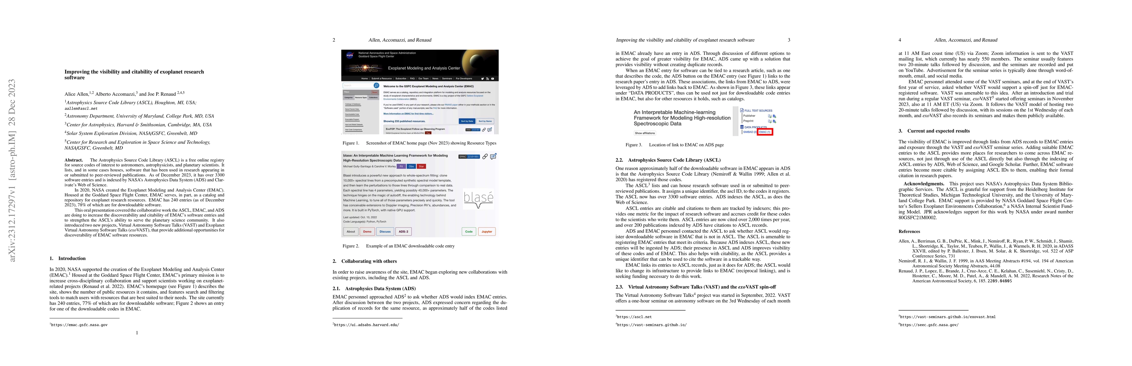 Thumbnail for Improving the visibility and citability of exoplanet research software