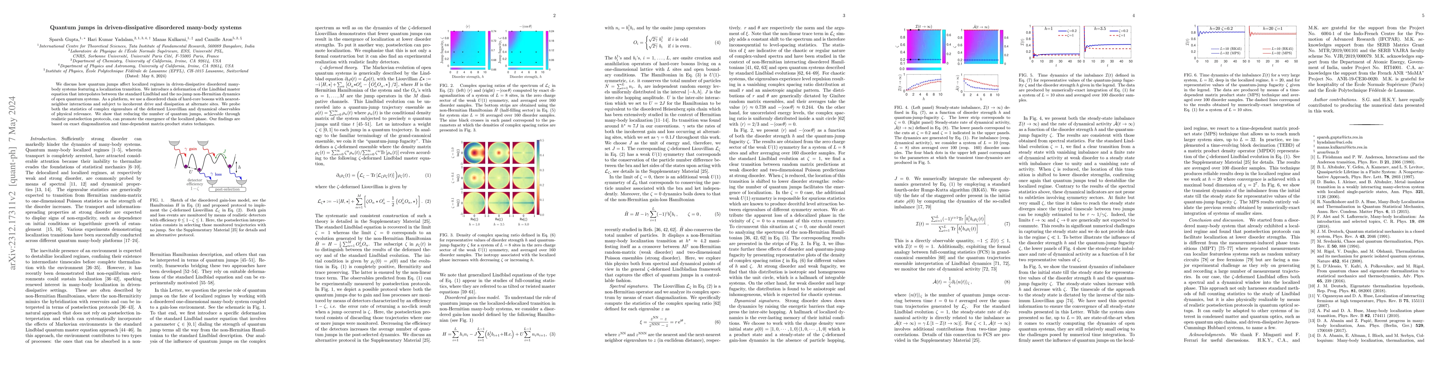 Thumbnail for Quantum jumps in driven-dissipative disordered many-body systems