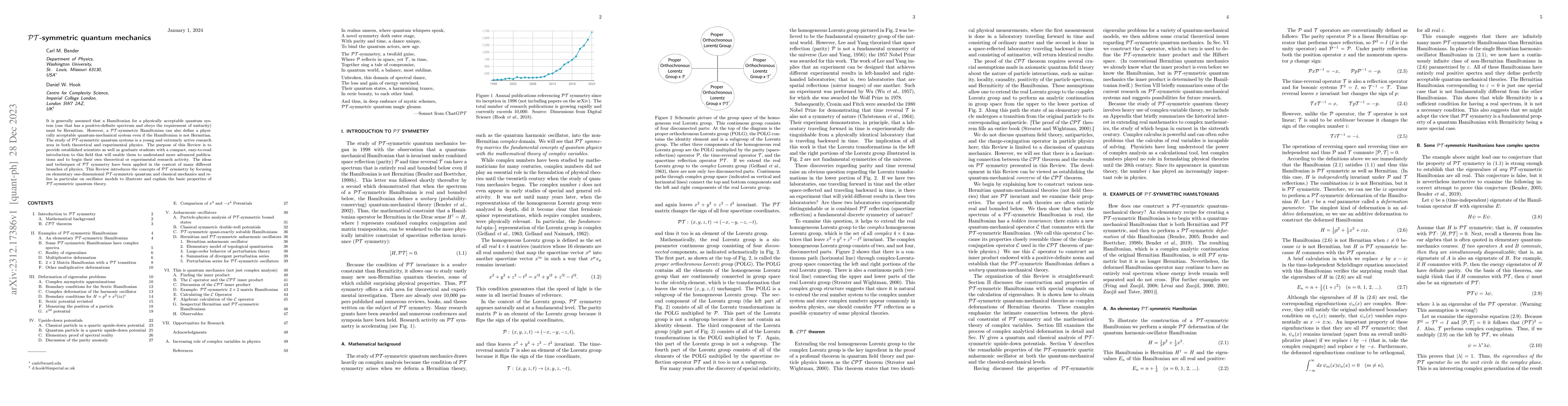 Thumbnail for PT-symmetric quantum mechanics