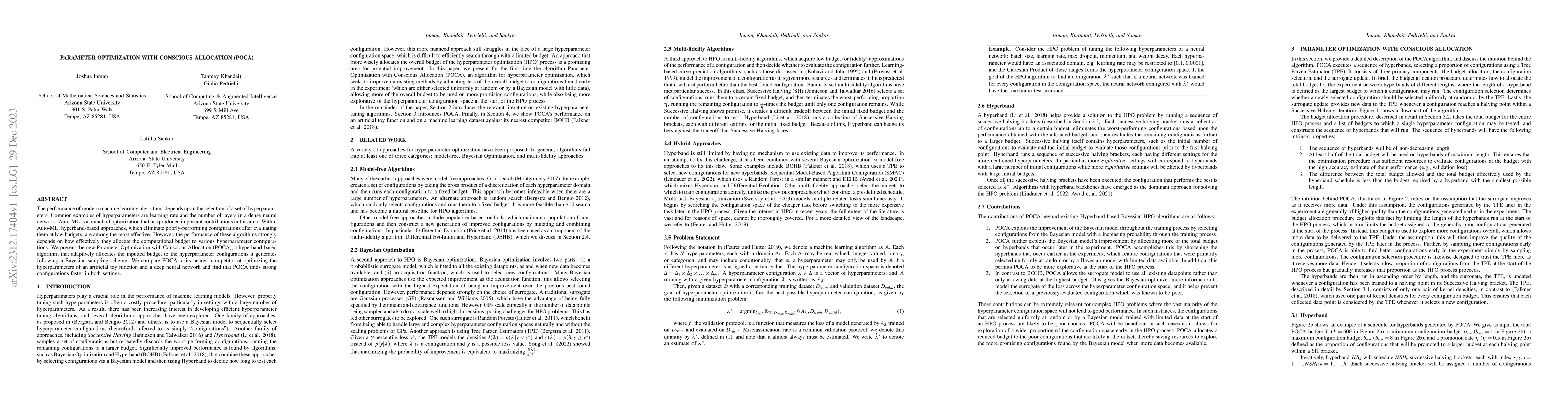 Thumbnail for Parameter Optimization with Conscious Allocation (POCA)