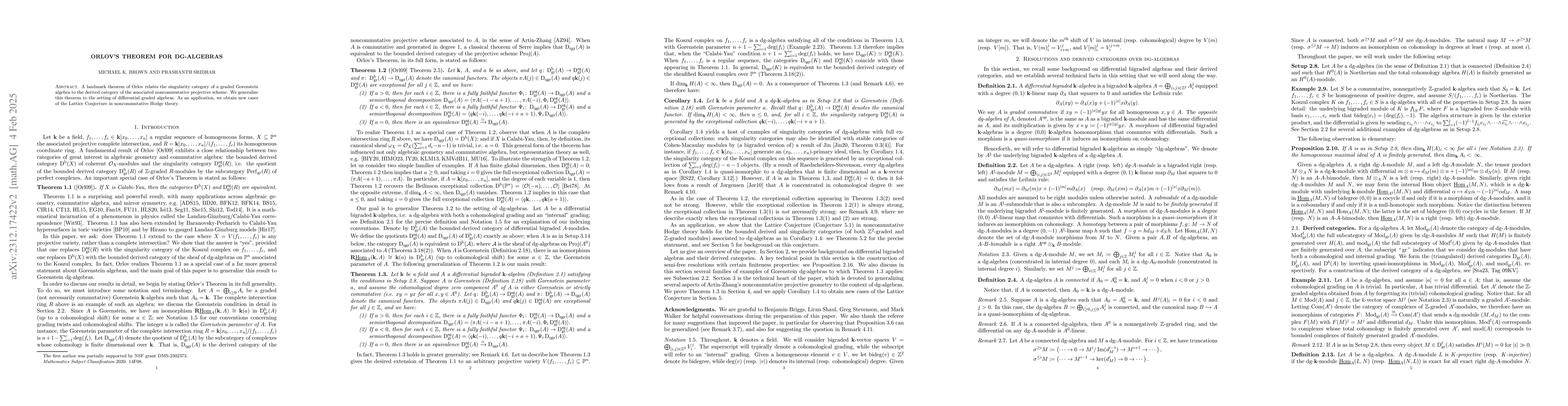 Thumbnail for Orlov's Theorem for dg-algebras
