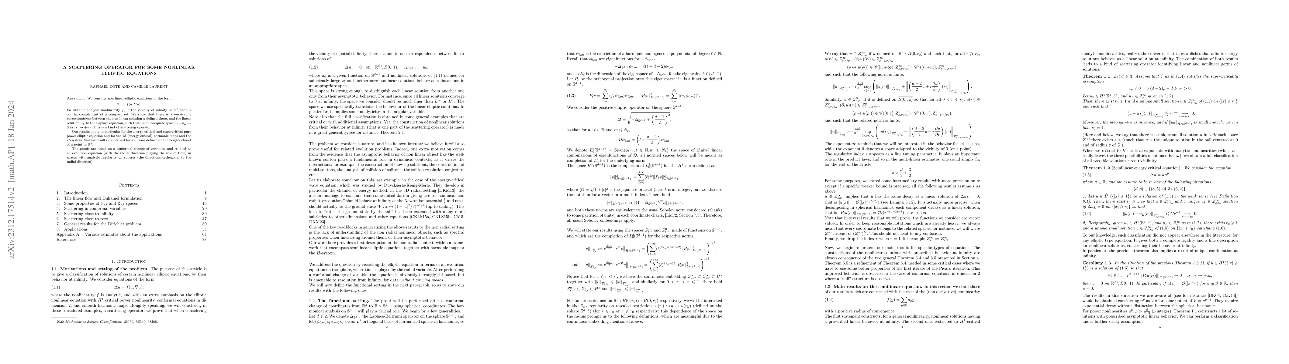 Thumbnail for A scattering operator for some nonlinear elliptic equations
