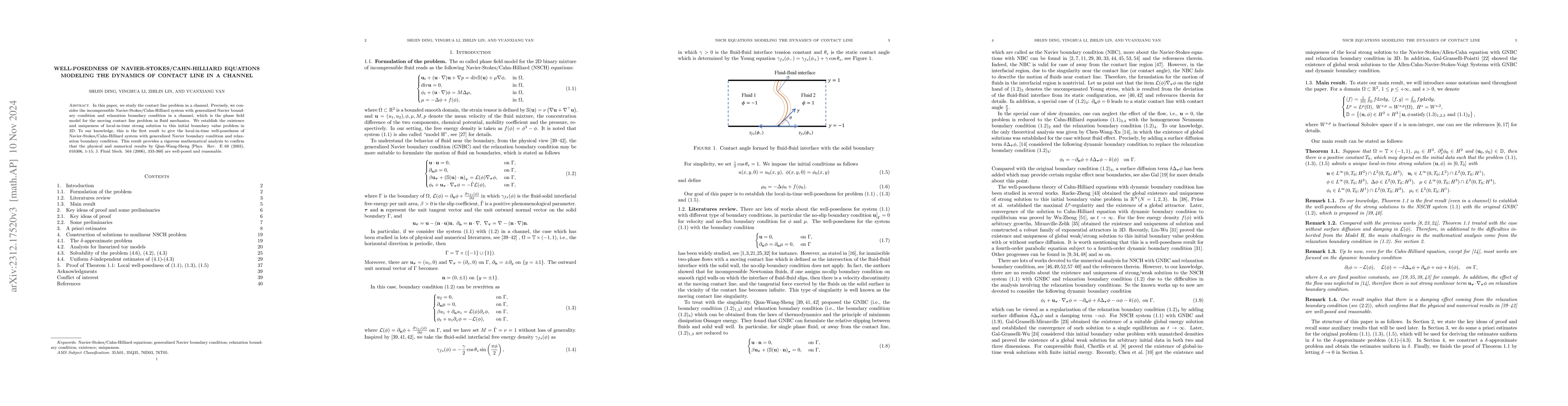 Thumbnail for Navier-Stokes/Cahn-Hilliard equations with generalized Navier boundary
  condition and relaxation boundary condition