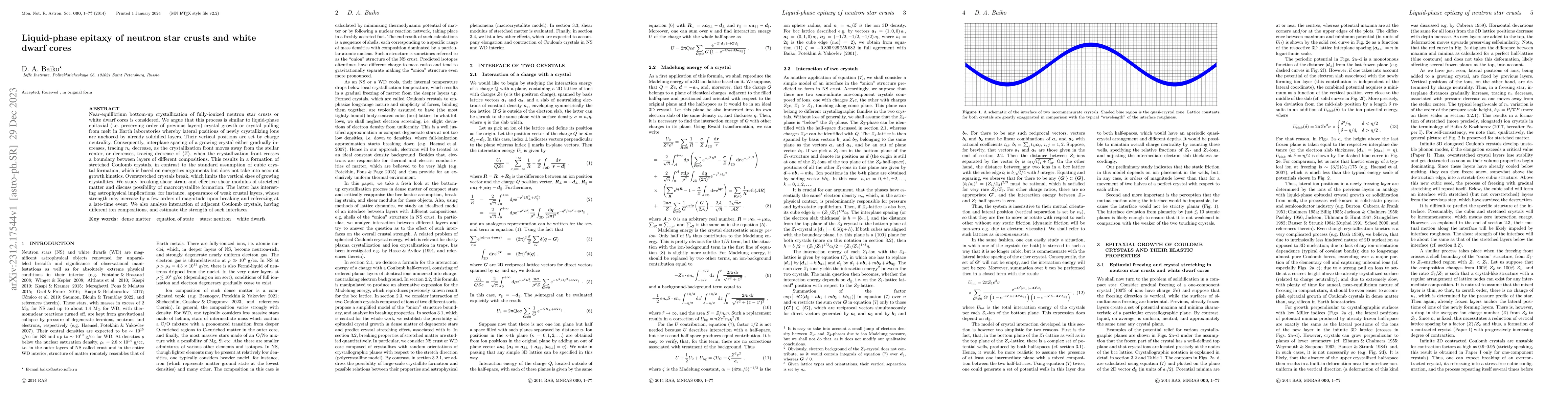 Thumbnail for Liquid-phase epitaxy of neutron star crusts and white dwarf cores