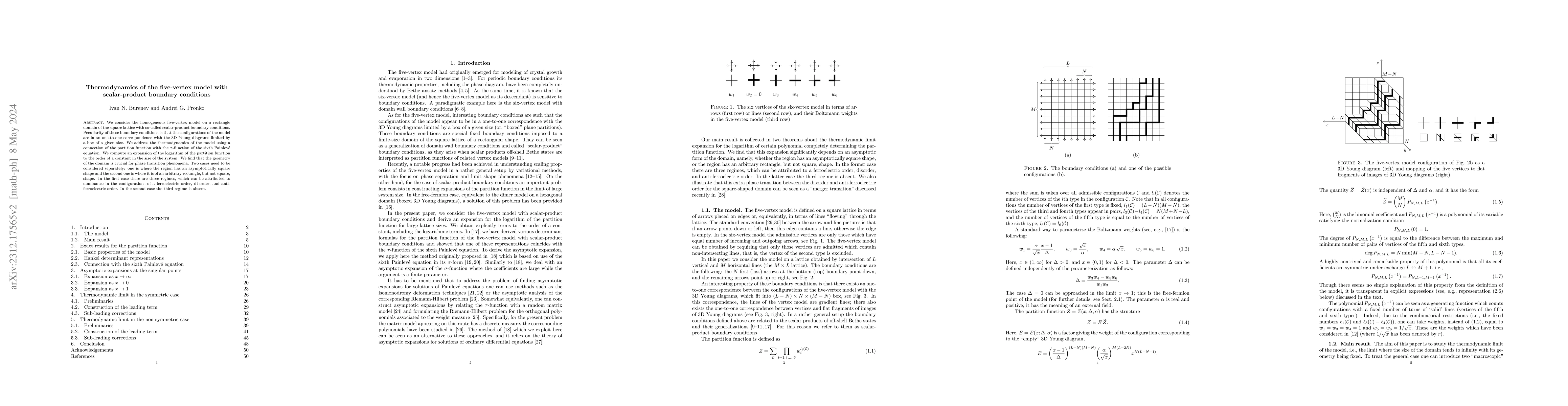 Thumbnail for Thermodynamics of the five-vertex model with scalar-product boundary
  conditions