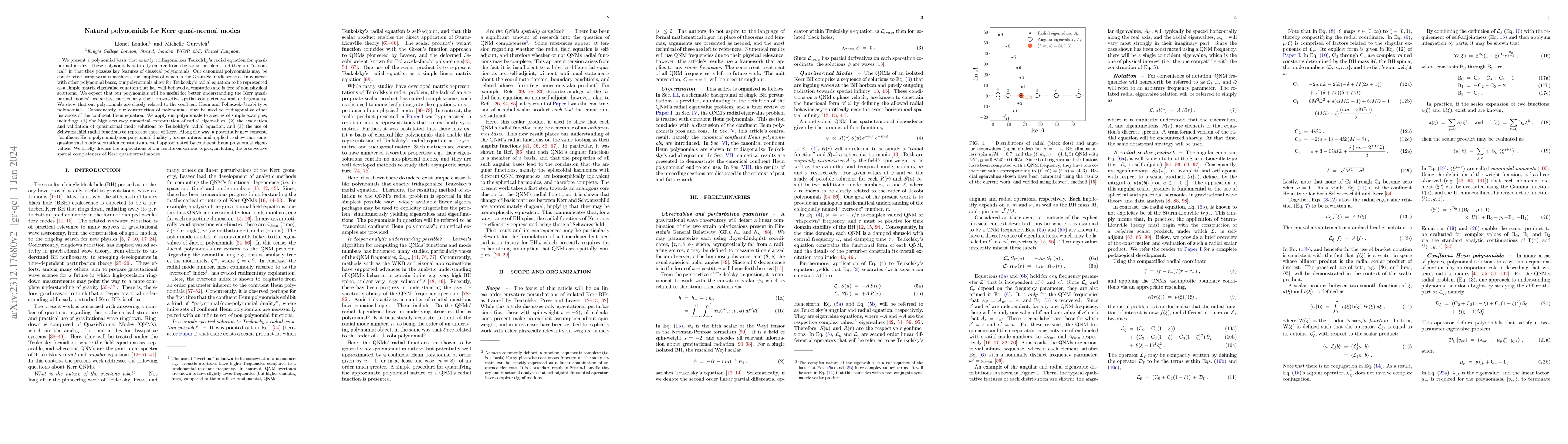 Thumbnail for Natural polynomials for Kerr quasi-normal modes