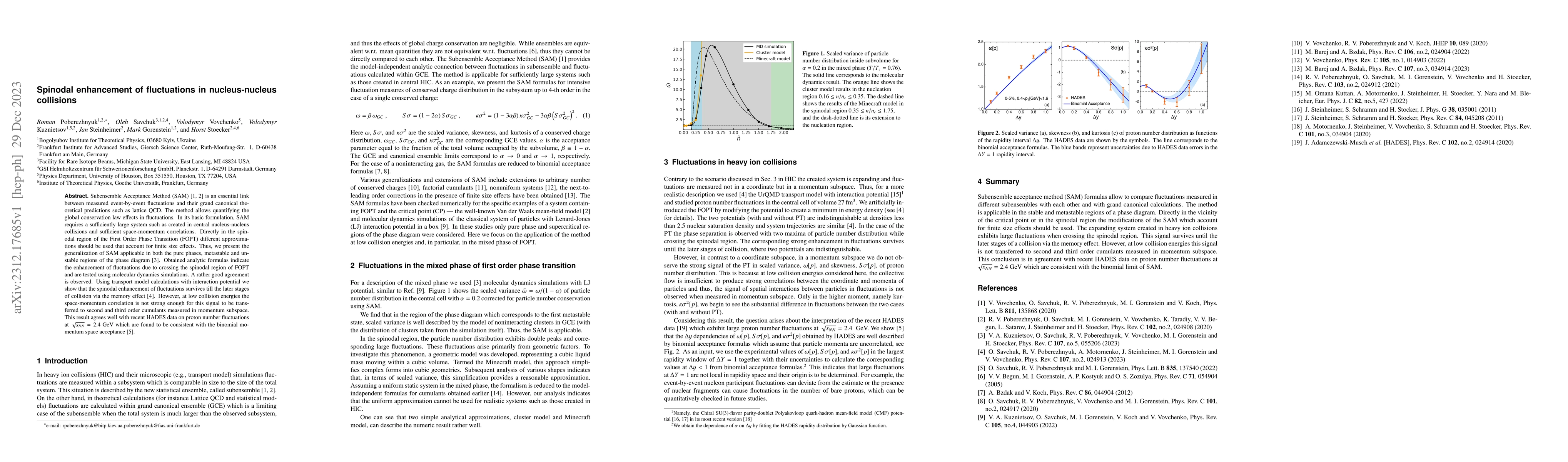 Thumbnail for Spinodal enhancement of fluctuations in nucleus-nucleus collisions